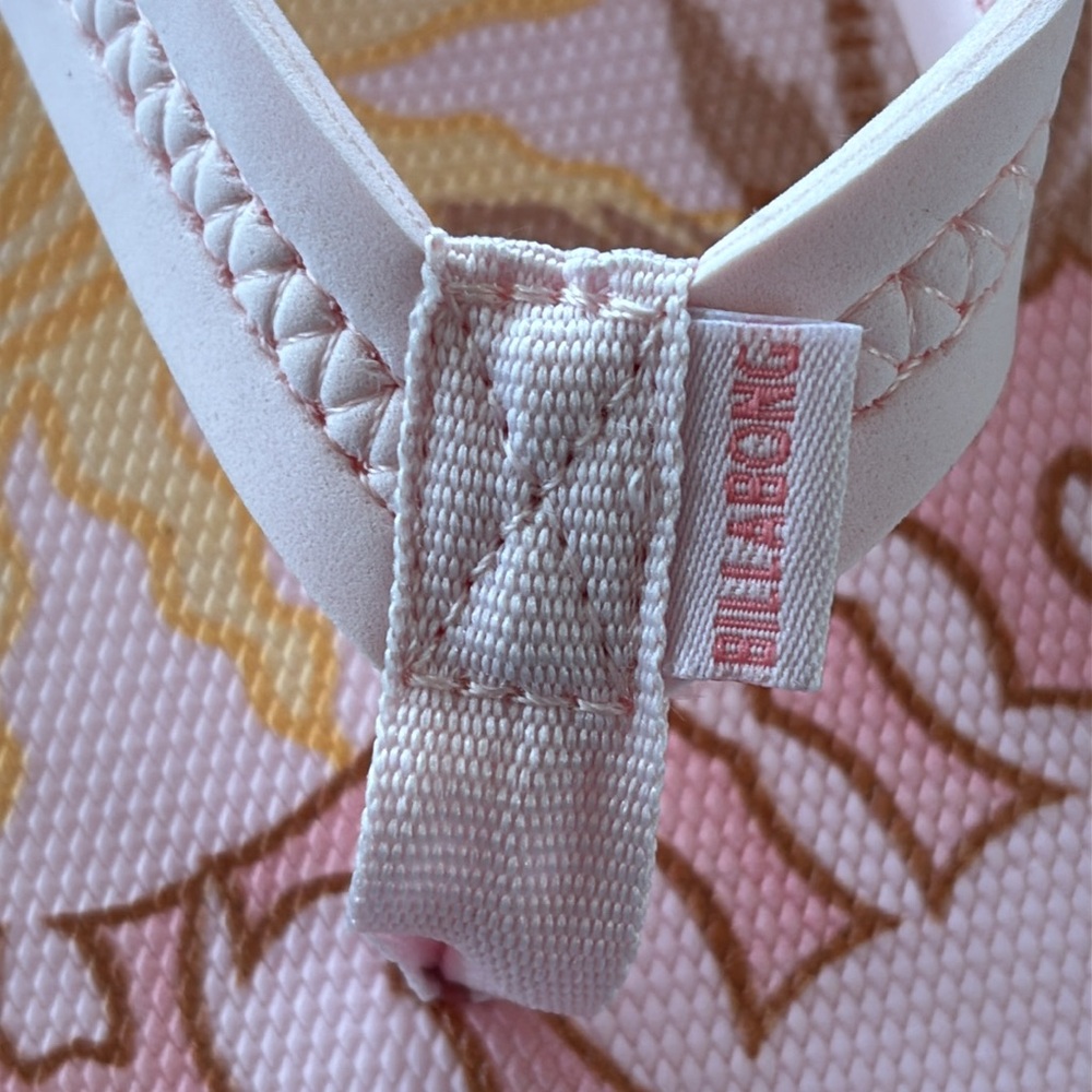 Billabong Flip-Flop Sandals pink size 10 NEW - Picture 4 of 5